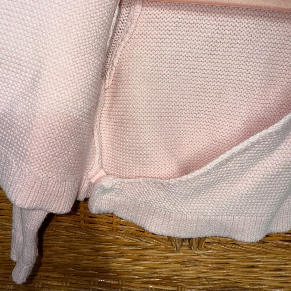 BabyGAP Light Pink Wrap Sweater - Picture 4 of 6